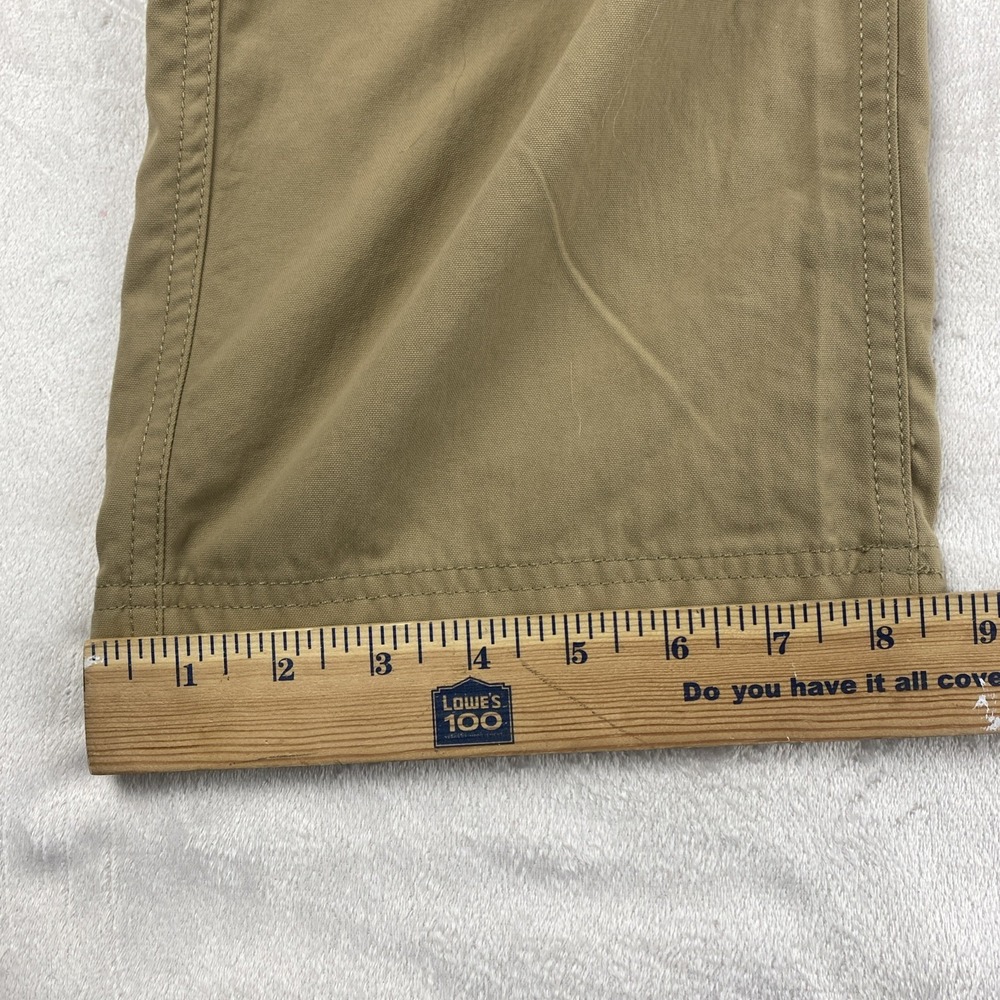 Duluth Trading Company Belted Khaki, XLG X 34 Nylon Hiking Pants 36x34 READ - Picture 9 of 13